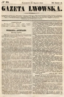 Gazeta Lwowska. 1855, nr 23