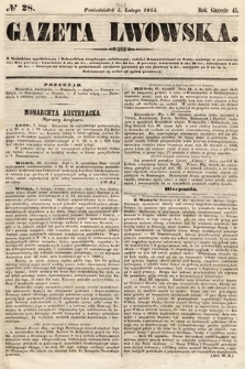 Gazeta Lwowska. 1855, nr 28