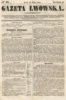 Gazeta Lwowska. 1855, nr 33