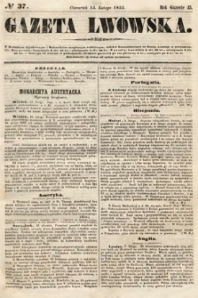 Gazeta Lwowska. 1855, nr 37