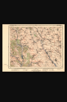 Mapa taktyczna Polski : pas 50, słup 40 : Zborów-Pomorzany