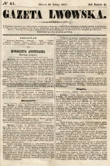 Gazeta Lwowska. 1855, nr 41