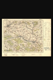 Mapa taktyczna Polski : pas 43 : słup 25 : Syców (Gross Wartenberg)