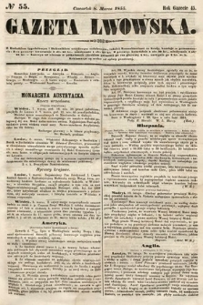 Gazeta Lwowska. 1855, nr 55