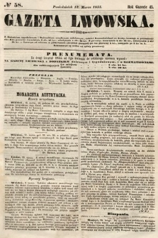 Gazeta Lwowska. 1855, nr 58