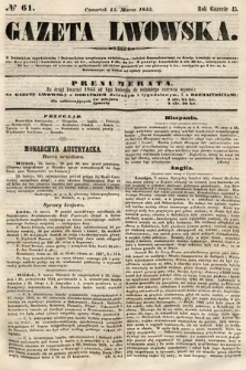 Gazeta Lwowska. 1855, nr 61