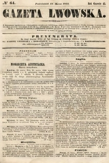 Gazeta Lwowska. 1855, nr 64