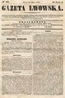 Gazeta Lwowska. 1855, nr 65