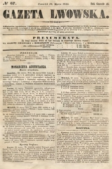 Gazeta Lwowska. 1855, nr 67