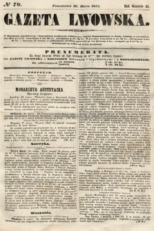 Gazeta Lwowska. 1855, nr 70