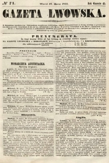 Gazeta Lwowska. 1855, nr 71