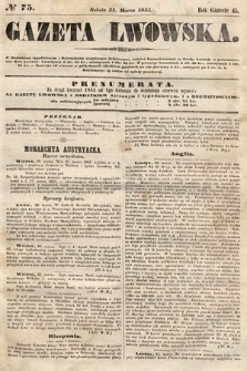 Gazeta Lwowska. 1855, nr 75