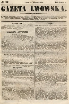 Gazeta Lwowska. 1855, nr 97