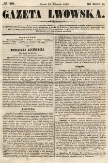 Gazeta Lwowska. 1855, nr 98