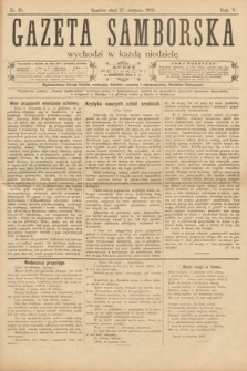 Gazeta Samborska. 1905