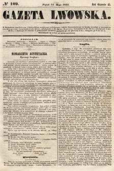 Gazeta Lwowska. 1855, nr 109