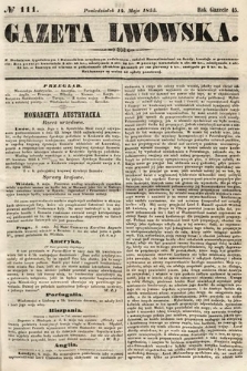 Gazeta Lwowska. 1855, nr 111