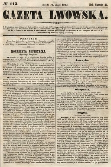 Gazeta Lwowska. 1855, nr 113