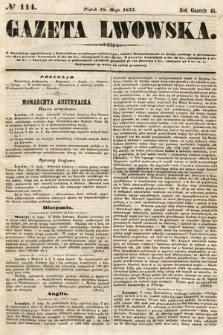 Gazeta Lwowska. 1855, nr 114