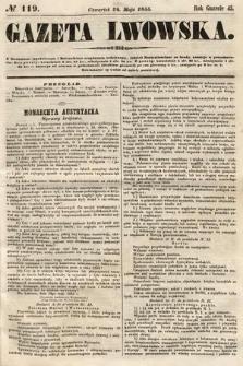 Gazeta Lwowska. 1855, nr 119