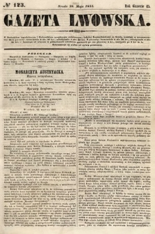 Gazeta Lwowska. 1855, nr 123