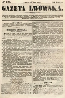 Gazeta Lwowska. 1855, nr 124