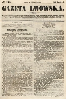 Gazeta Lwowska. 1855, nr 125