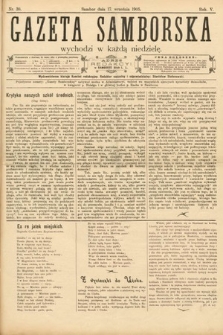 Gazeta Samborska. 1905, nr 38