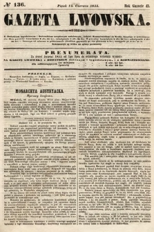 Gazeta Lwowska. 1855, nr 136