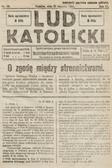 Lud Katolicki : tygodnik poświęcony sprawom ludu katolickiego : naczelny organ Polskiego Stronnictwa Kat. Ludowego. 1921, nr 34