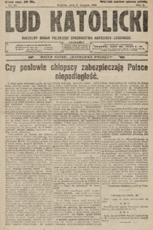 Lud Katolicki : naczelny organ Polskiego Stronnictwa Katolicko-Ludowego. 1922, nr 32