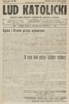 Lud Katolicki : naczelny organ Polskiego Stronnictwa Katolicko-Ludowego. 1922, nr 39