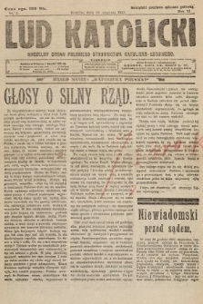 Lud Katolicki : naczelny organ Polskiego Stronnictwa Katolicko-Ludowego. 1923, nr 3