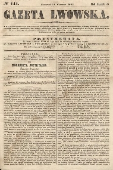 Gazeta Lwowska. 1855, nr 141