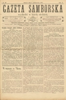 Gazeta Samborska. 1905, nr 40