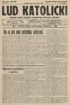 Lud Katolicki : naczelny organ Polskiego Stronnictwa Katolicko-Ludowego. 1923, nr 15