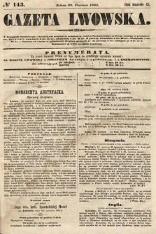 Gazeta Lwowska. 1855, nr 143