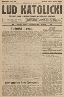 Lud Katolicki : naczelny organ Polskiego Stronnictwa Katolicko-Ludowego. 1923, nr 31