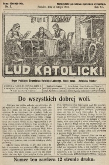 Lud Katolicki : organ Polskiego Stronnictwa Katolicko-Ludowego. 1924, nr 6