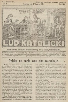 Lud Katolicki : organ Polskiego Stronnictwa Katolicko-Ludowego. 1924, nr 8