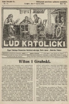 Lud Katolicki : organ Polskiego Stronnictwa Katolicko-Ludowego. 1924, nr 11