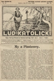 Lud Katolicki : organ Polskiego Stronnictwa Katolicko-Ludowego. 1924, nr 13