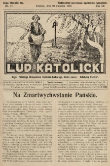 Lud Katolicki : organ Polskiego Stronnictwa Katolicko-Ludowego. 1924, nr 17
