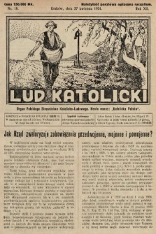 Lud Katolicki : organ Polskiego Stronnictwa Katolicko-Ludowego. 1924, nr 18