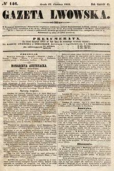 Gazeta Lwowska. 1855, nr 146