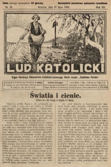 Lud Katolicki : organ Polskiego Stronnictwa Katolicko-Ludowego. 1924, nr 31