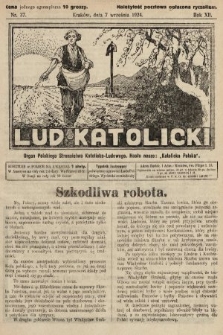 Lud Katolicki : organ Polskiego Stronnictwa Katolicko-Ludowego. 1924, nr 37