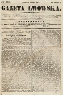 Gazeta Lwowska. 1855, nr 148