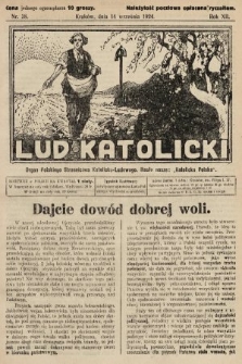 Lud Katolicki : organ Polskiego Stronnictwa Katolicko-Ludowego. 1924, nr 38