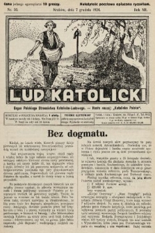 Lud Katolicki : organ Polskiego Stronnictwa Katolicko-Ludowego. 1924, nr 50